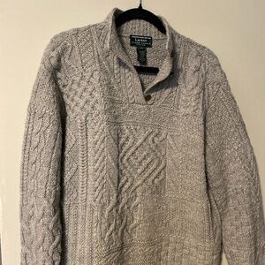 Ralph Lauren, Exclusive HandKnit for Lauren, Petite, 100% Wool Pullover Sweater